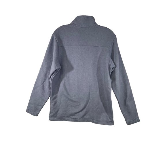 Columbia mens medium blue Great Hart Mountain III Half Zip Fleece sweater - Picture 11 of 15